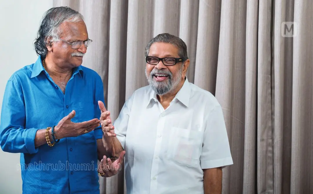 ശ്രീകുമാരൻ തമ്പിയും എം.കെ. അർജുനനും | ഫോട്ടോ: ബി. മുരളികൃഷ്ണൻ \ മാതൃഭൂമി