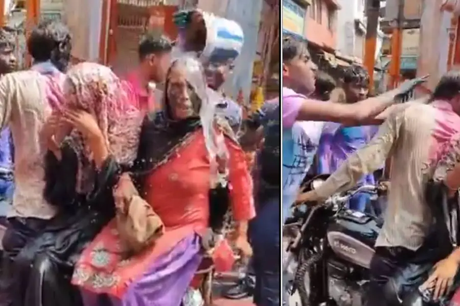 ഹോളി ആഘോഷത്തിന്റെ പേരിൽ ബൈക്ക് യാത്രികരായ കുടുംബത്തിനുനേരെ അതിക്രമം; യുപിയിൽ ഒരാൾ അറസ്റ്റിൽ