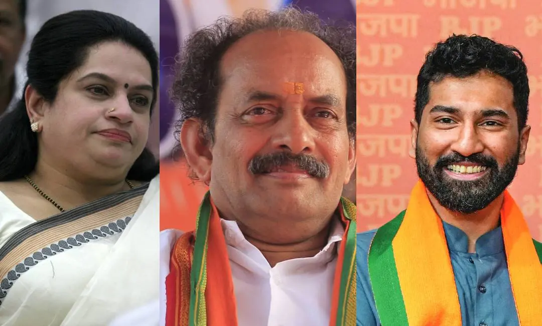 പത്മജ വേണുഗോപാല്‍,സി.കെ പത്മനാഭന്‍, അനില്‍ ആന്റണി