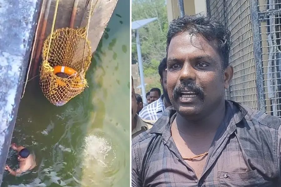 കൈവരിയിൽനിന്ന് സെൽഫിയെടുക്കവേ അണക്കെട്ടിന്റെ റിസർവോയറിലേക്ക് വീണ യുവാവിനെ രക്ഷിച്ചു