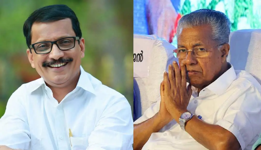 പഴകുളം മധു, പിണറായി വിജയന് | Photo: https://www.facebook.com/pazhakulammadhuinc, Mathrubhumi