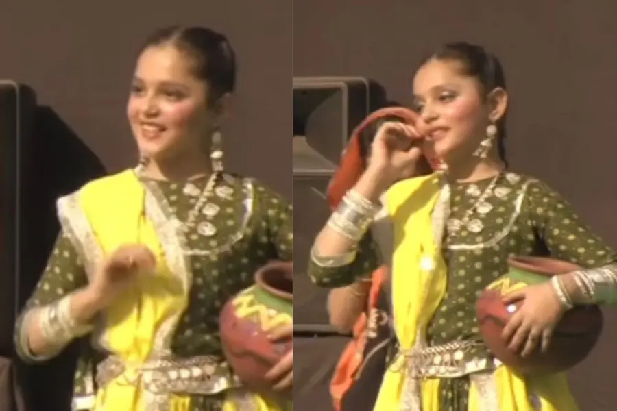 Aneet Padda performing at the Annual Theatre Festival