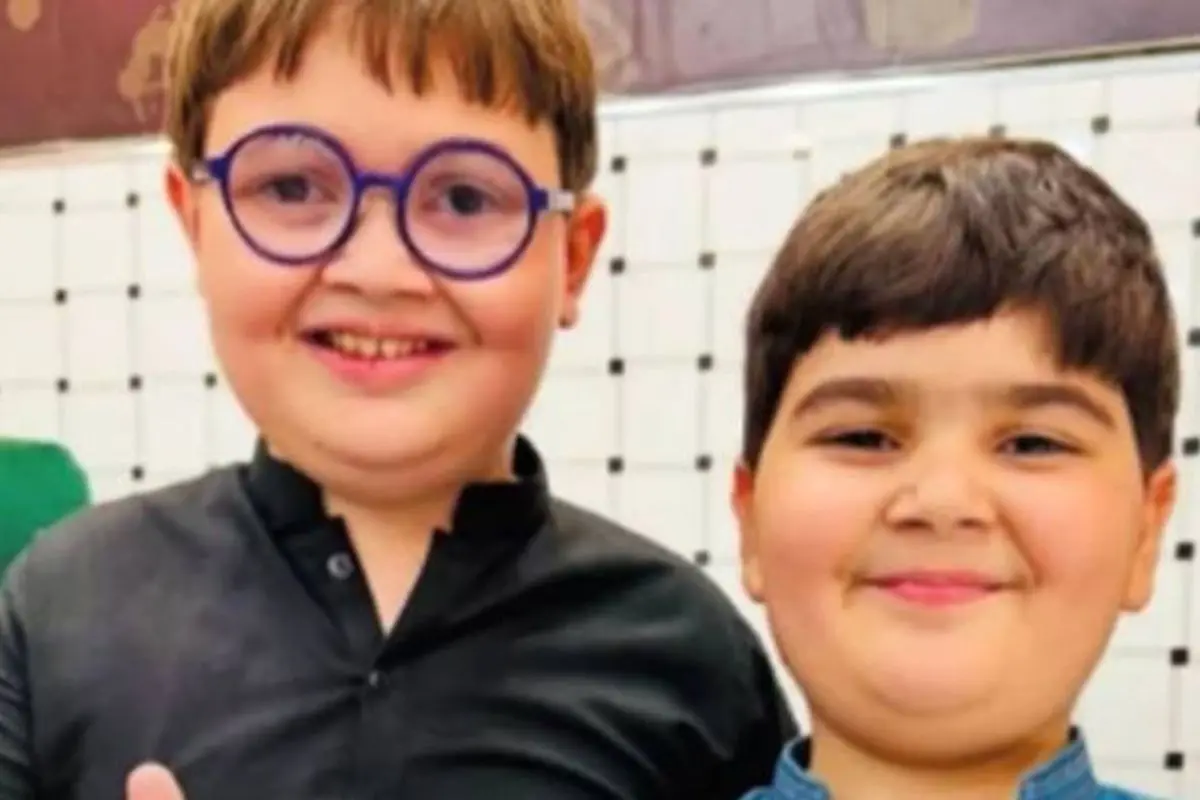 Ahmad Shah (Left) with his brother Umer Shah. Photo: Instagram