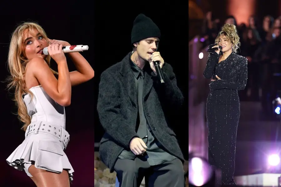 Sabrina Carpenter, Justin Bieber, Karol G