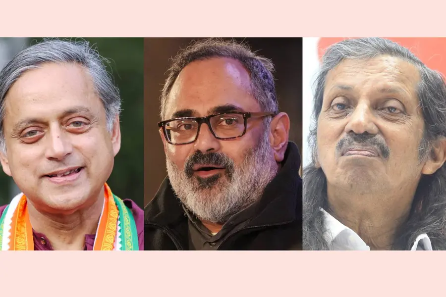 തരൂരിന്റെ അശ്വമേധം തടുക്കാന് രാജീവിനെ ഇറക്കി BJP; പന്ന്യന്റെ കരുത്തില് കരപറ്റാൻ എൽ.ഡി.എഫ്