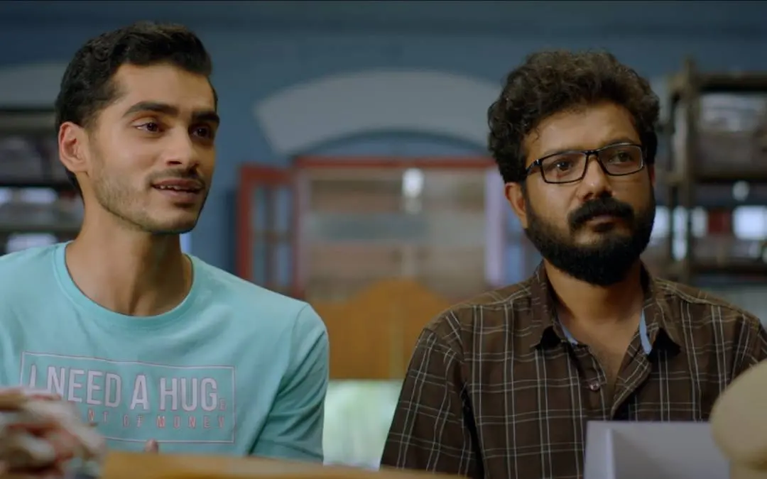 'എൽ എൽ ബി'യിൽ വിശാഖും ശ്രീനാഥ് ഭാസിയും | ഫോട്ടോ: സ്ക്രീൻഗ്രാബ്