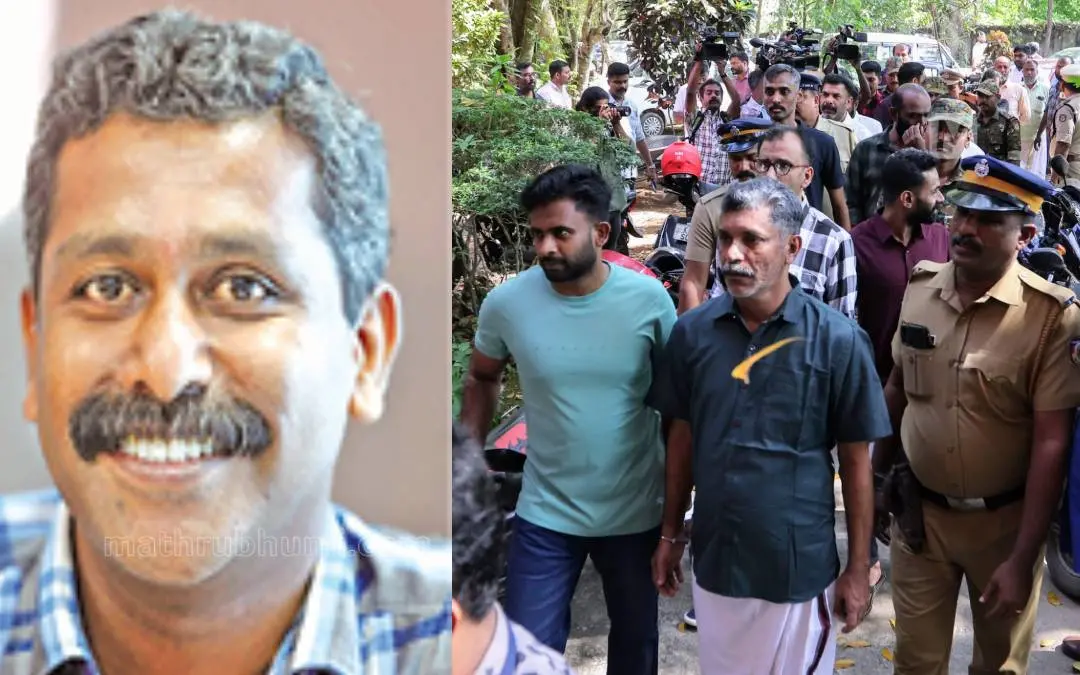 കൊല്ലപ്പെട്ട രഞ്ജിത് ശ്രീനിവാസന്(ഇടത്ത്) പ്രതികളെ കോടതിയിലേക്ക് കൊണ്ടുവരുന്ന ദൃശ്യം(ഫയല്, വലത്ത്) | ഫോട്ടോ: മാതൃഭൂമി