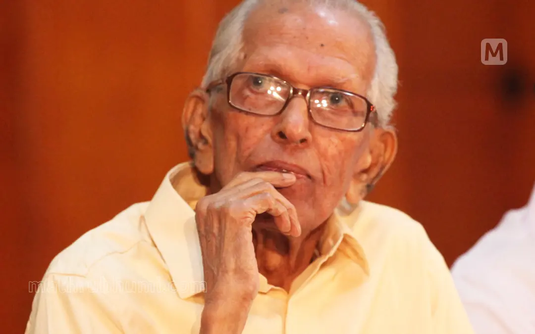 പ്രൊഫ. എം.കെ. സാനു | ഫോട്ടോ: ബിജു വര്ഗീസ്
