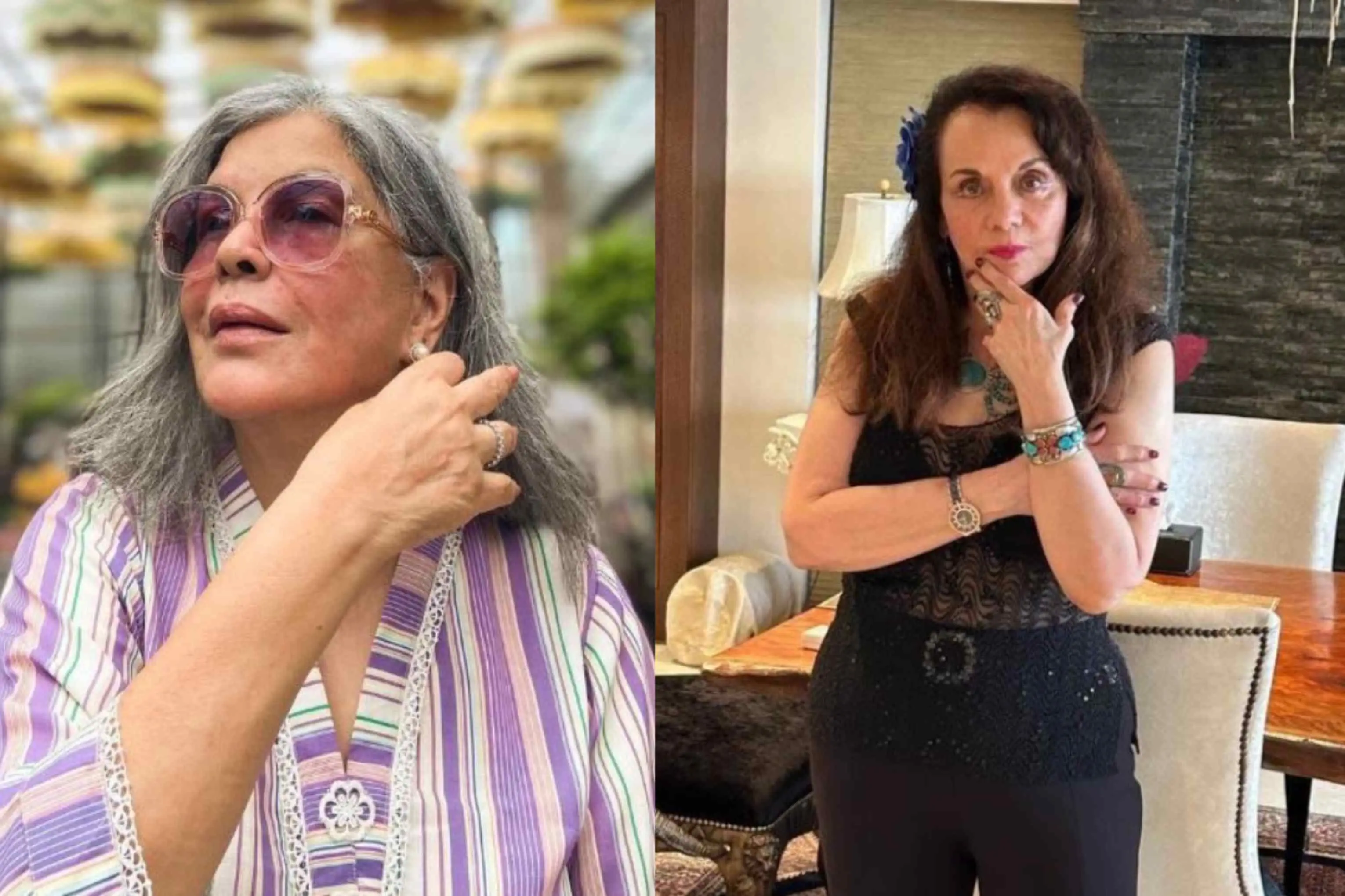 സീനത്ത് അമന്‍/ മുംതാസ്‌ | Photo: Instagram/ Zeenat Aman/ Mumtaz