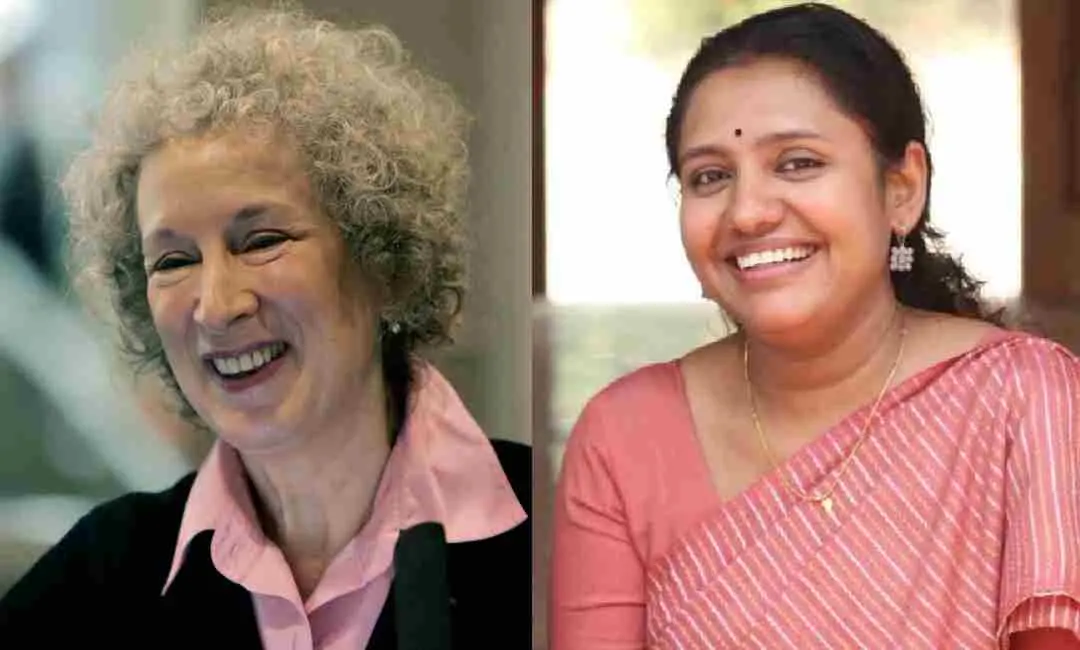 മാര്‍ഗരറ്റ് ആറ്റ്‌വുഡ്‌ (ഫോട്ടോ: എ.പി), ആര്യാഗോപി