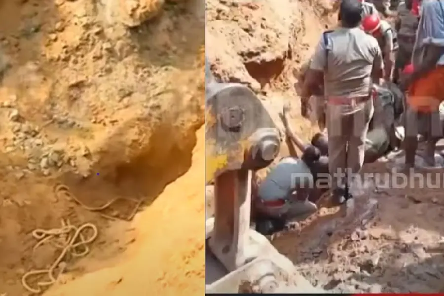 തിരുവനന്തപുരത്ത് റോഡ് നിർമാണത്തിനിടെ വീണ്ടും അപകടം; തൊഴിലാളി കുഴിയിൽവീണു