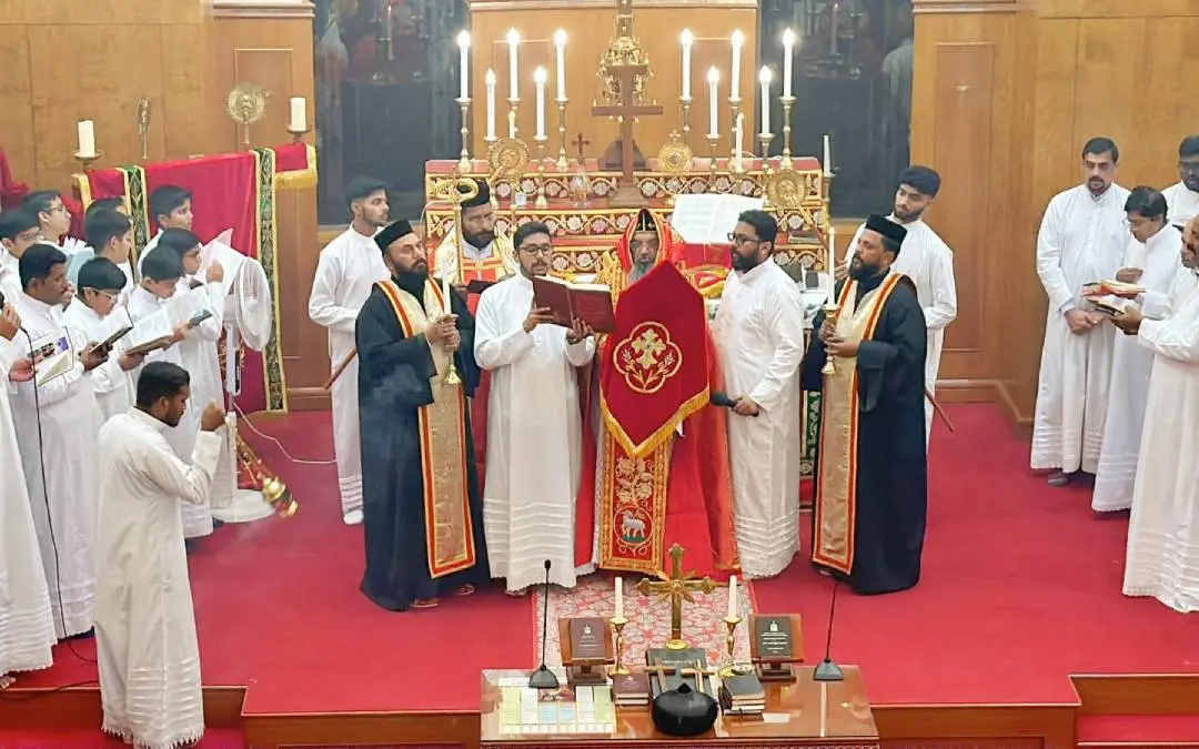 ബഹ്റൈന് സെന്റ് മേരീസ് ഇന്ത്യന് ഓര്ത്തഡോക്സ് കത്തീഡ്രലില് നടന്ന ഈസ്റ്റര് ദിന ശുശ്രൂഷ