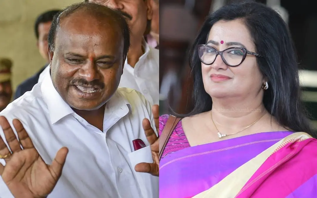 എച്ച്.ഡി. കുമാരസ്വാമി, സുമലത അംബരീഷ് | Photo: Mathrubhumi, PTI