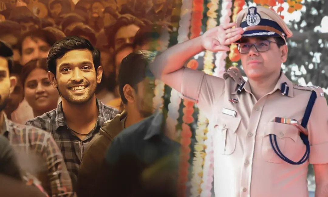 വിക്രാന്ത് മാസി, മനോജ് ശര്മ ഐ.പി.എസ് | ഫോട്ടോ: www.instagram.com/vikrantmassey, www.instagram.com/drmanoj_kumarsharma.ips/