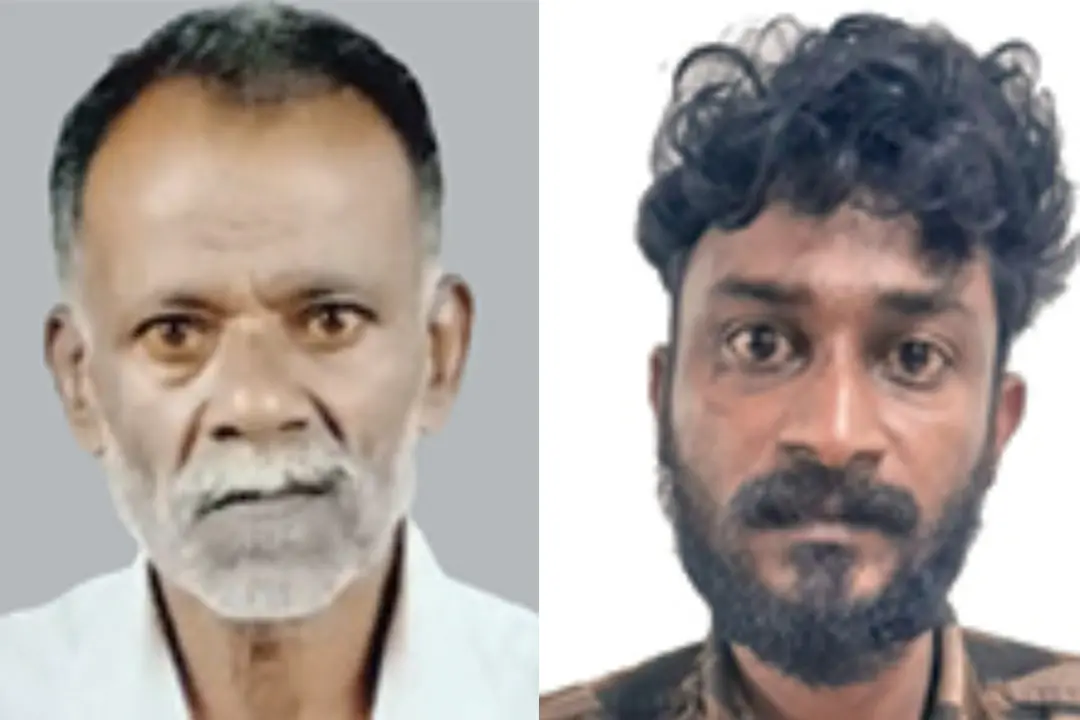 1. മരിച്ച ഡേവിഡ്, 2. അറസ്റ്റിലായ എം. പ്രകാശ്