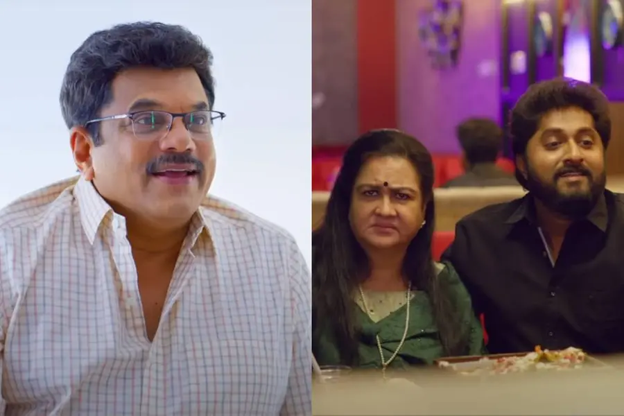 പൊട്ടിച്ചിരിപ്പിക്കാൻ മുകേഷും ഉർവശിയും വീണ്ടും, ഇത്തവണ ഒപ്പം ധ്യാനും; 'അയ്യർ ഇൻ അറേബ്യ' ടീസർ