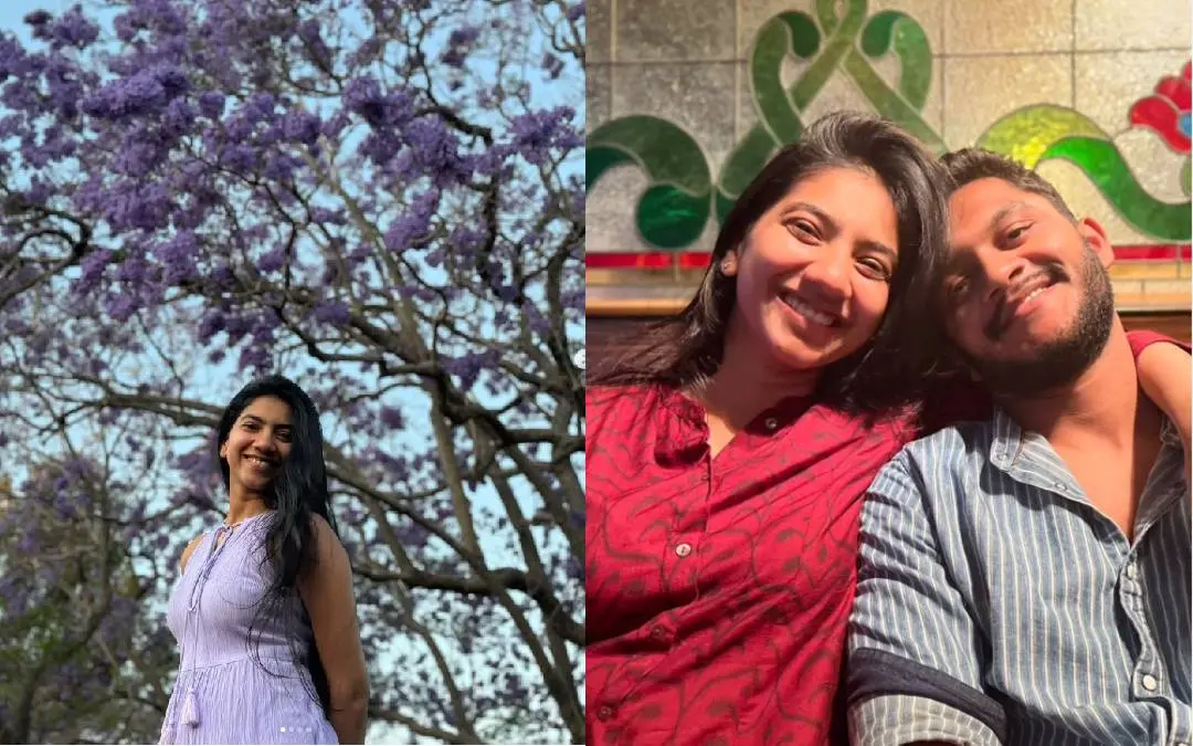 പൂജ കണ്ണന്, പൂജയും വിനീതും | Photo: Screen grab, instagram/ @poojakannan_97