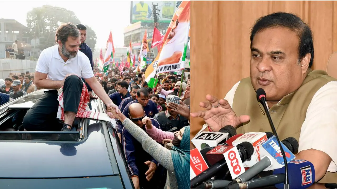 രാഹുല് ഗാന്ധി, ഹിമന്ത ബിശ്വ ശര്മ | File Photo - ANI