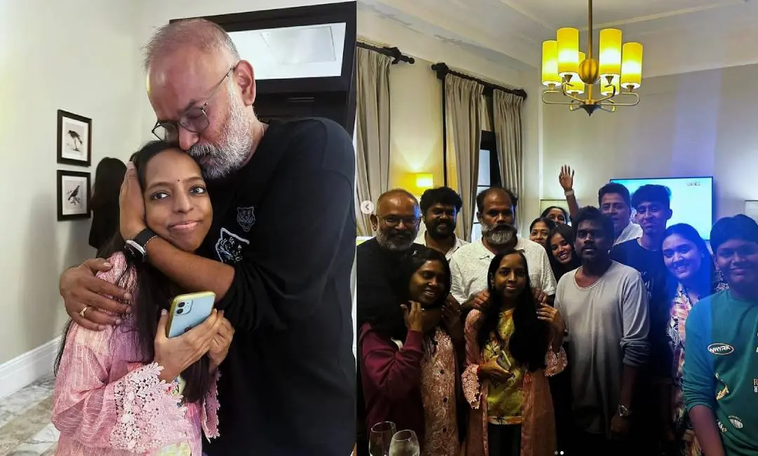 ഭവതാരിണിയ്ക്കൊപ്പം വെങ്കട്ട് പ്രഭു പങ്കുവച്ച ചിത്രങ്ങള്