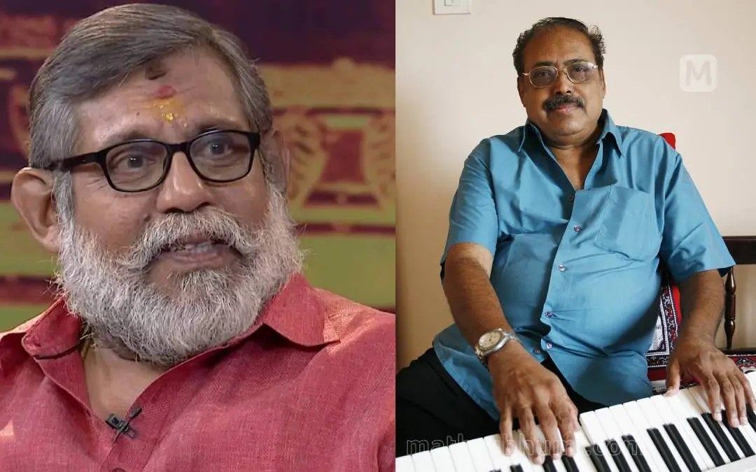 വിജി തമ്പി, കെ. ജെ. ജോയ് | photo: facebook/viji thampi, mathrubhumi