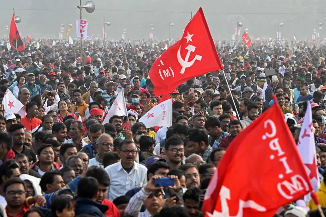 കൊല്‍ക്കത്തയില്‍ നടന്ന ഡിവൈഎഫ്‌ഐ റാലി |ഫോട്ടോ:AFP