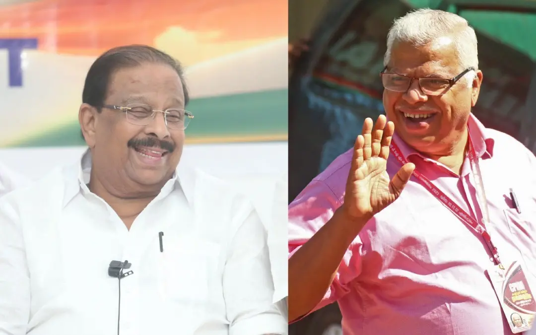 K Sudhakaran, M V Jayarajan