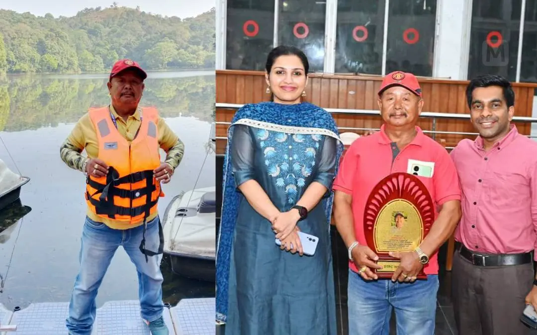ജില്ലാ കളക്ടർ ഡോ. രേണുരാജ്, ഡി.ടി.പി.സി. സെക്രട്ടറി കെ. അജേഷ് എന്നിവർക്കൊപ്പം സോണ ലാമ