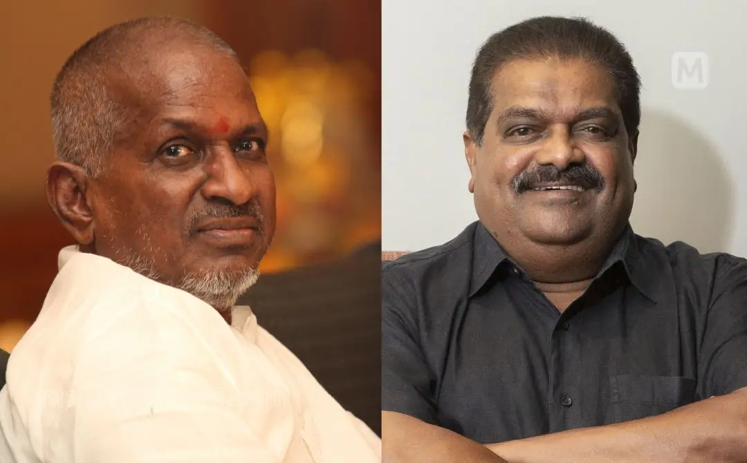 ഇളയരാജ, ​ഗാന്ധിമതി ബാലൻ | ഫോട്ടോ: വി.രമേഷ്, സിദ്ദിഖുൽ അക്ബർ \ മാതൃഭൂമി
