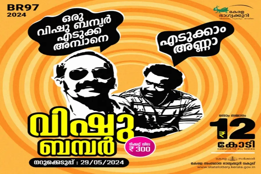 12 കോടിയുടെ ഭാഗ്യവാൻ ആരാകും? വിഷു ബമ്പര് നറുക്കെടുപ്പ് ഫലം ബുധനാഴ്ച