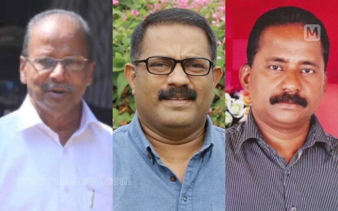 പി.കെ. കുഞ്ഞനന്തന്‍, കെ.എം. ഷാജി, ടി.പി. ചന്ദ്രചന്ദ്രശേഖരന്‍ | Photo: Mathrubhumi