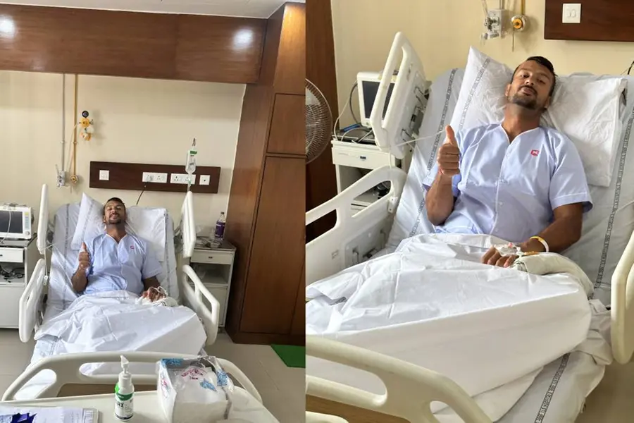 'സുഖം, പ്രാര്‍ഥനക്കും പിന്തുണക്കും നന്ദി'; ആശുപത്രിയിൽനിന്നുള്ള ചിത്രം പുറത്തുവിട്ട് മായങ്ക് അഗർവാൾ