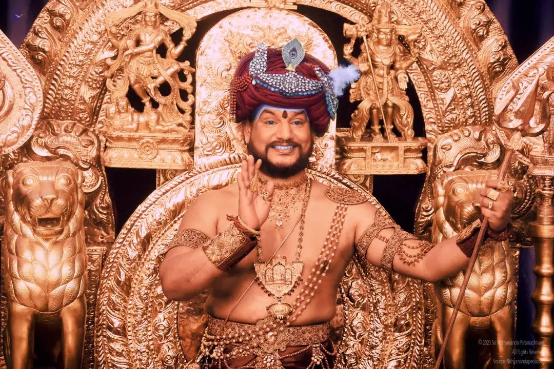 നിത്യാനന്ദ | Photo : Facebook / KAILASA's SPH JGM Nithyananda Paramashivam