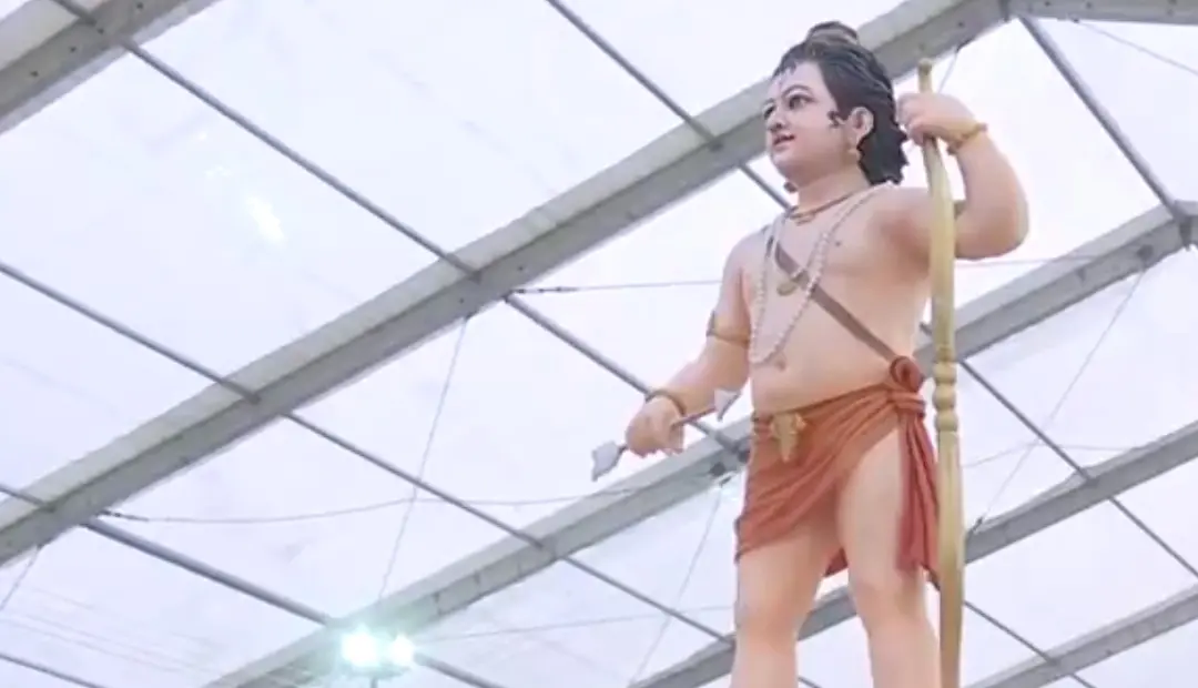 റിപ്പബ്ലിക് ദിന പരേഡിനായി ഒരുങ്ങുന്ന നിശ്ചല ദൃശ്യത്തില് നിന്നും | Photo:@ANI