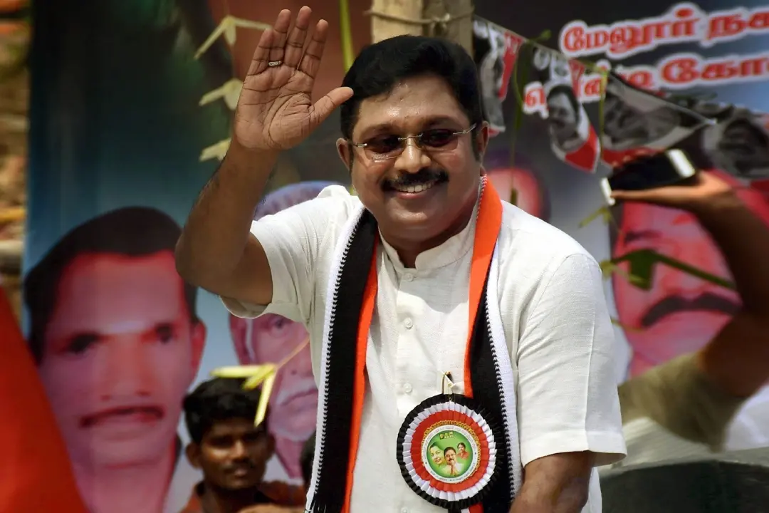 എ.എം.എം.കെ. നേതാവ് ടി.ടി.വി. ദിനകരൻ | Photo: PTI