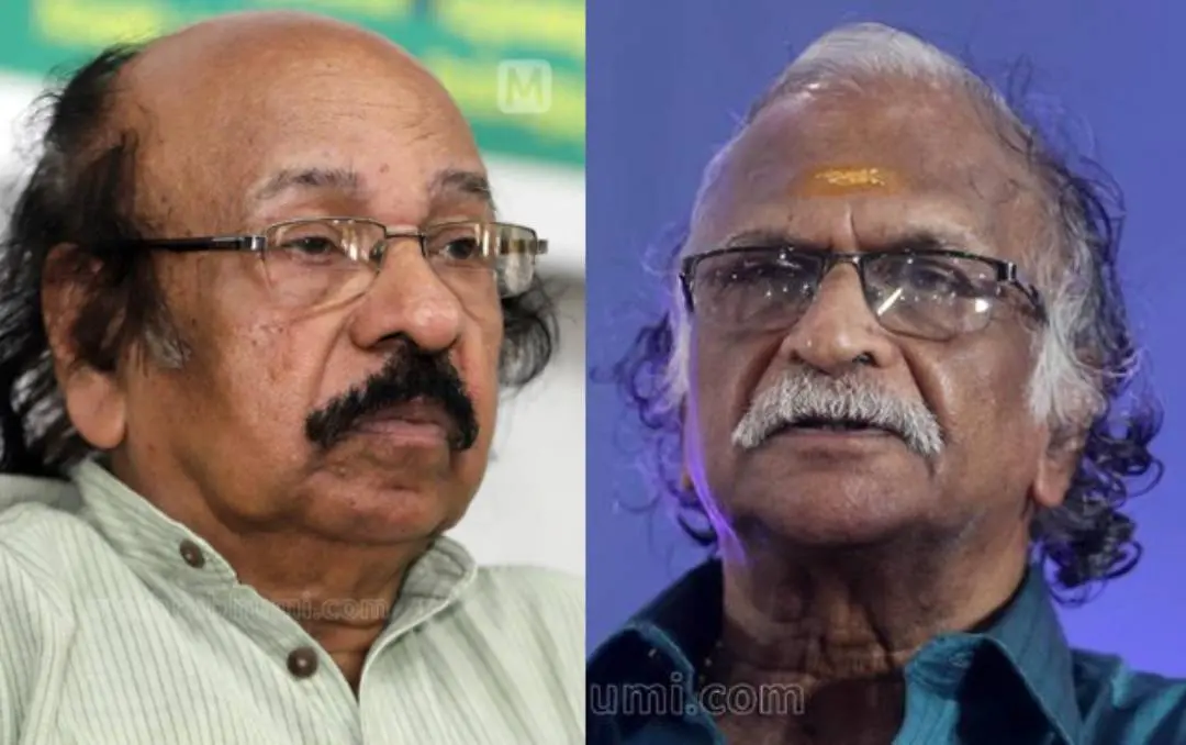 സച്ചിദാനന്ദൻ, ശ്രീകുമാരൻ തമ്പി | ഫോട്ടോ: മാതൃഭൂമി