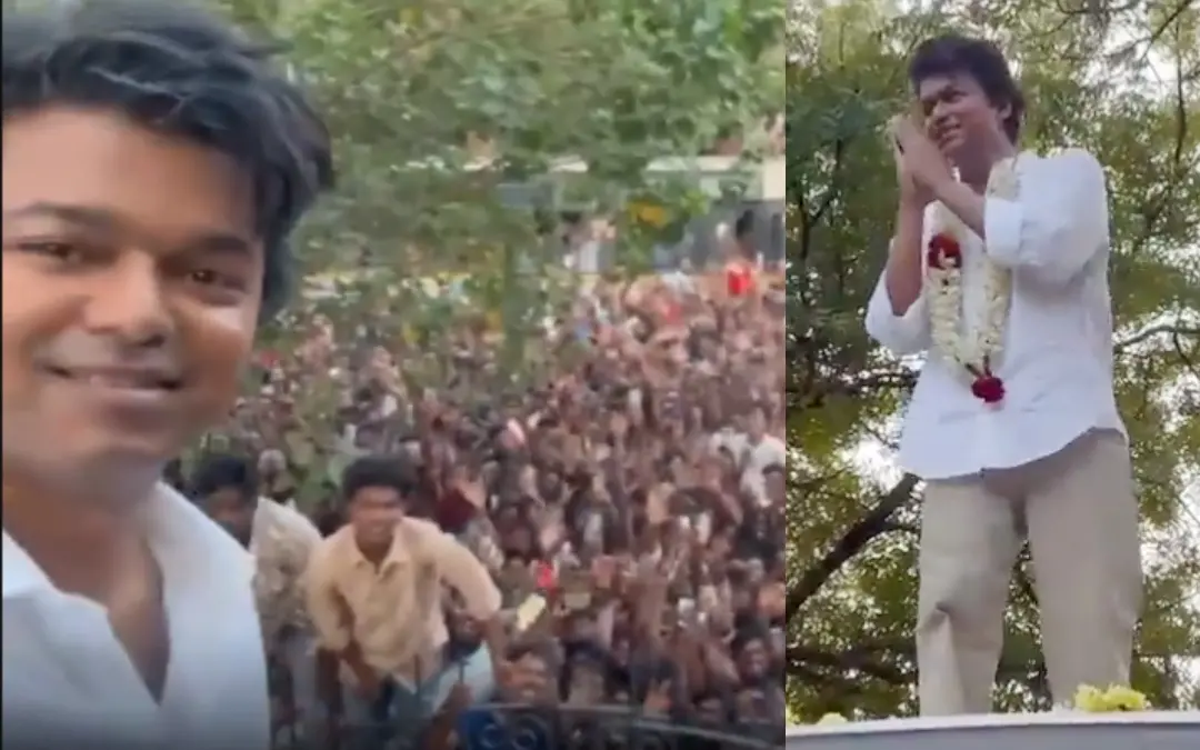 വിജയ് ആരാധകർക്കൊപ്പം | photo: screengrab