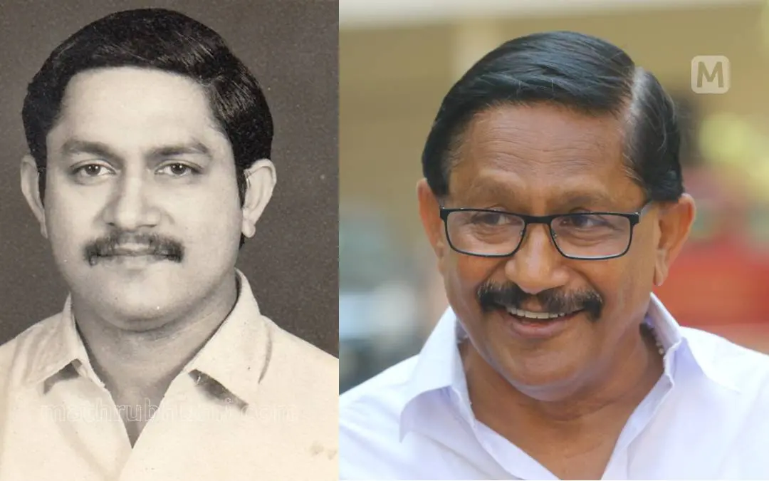 പി.സി. തോമസ് അന്നും ഇന്നും | ഫോട്ടോ: ആർക്കൈവ്സ്, ഇ.വി. രാഗേഷ് \ മാതൃഭൂമി