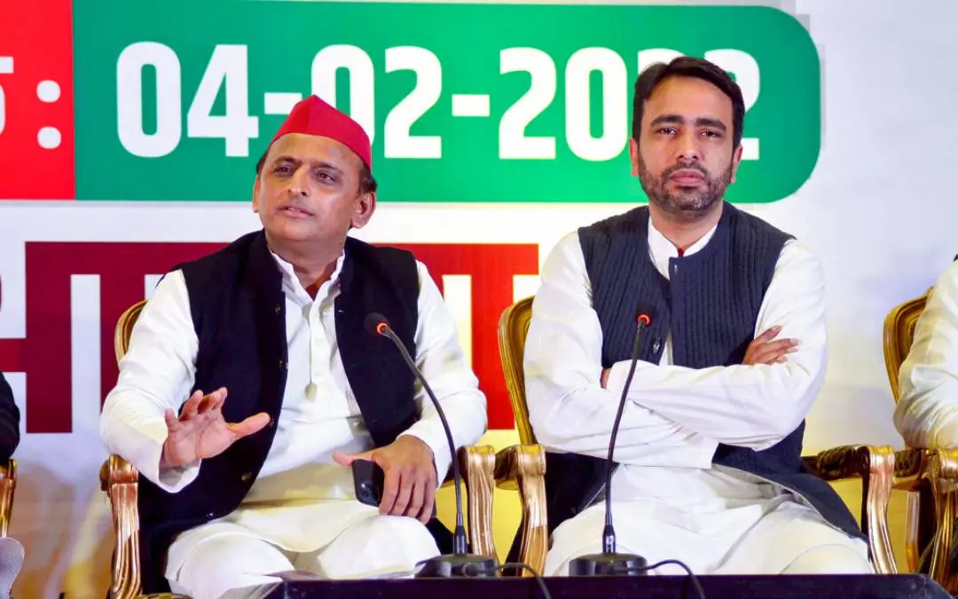 ജയന്ത് ചൗധരി അഖിലേഷ് യാദവിനൊപ്പം | Photo: PTI
