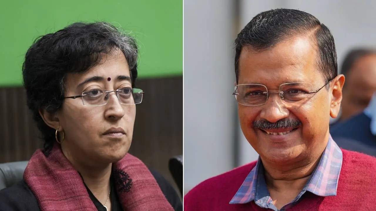 അരവിന്ദ് കെജ്രിവാൾ, അതിഷി | Photo: PTI