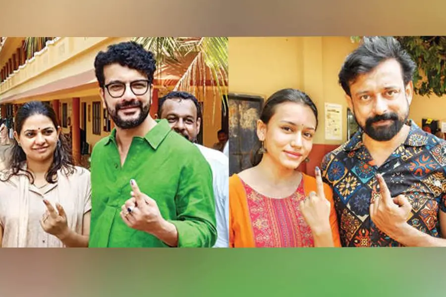 ‘ഉയരെ’ വോട്ടാവേശം; നിറയെ താരത്തിളക്കം