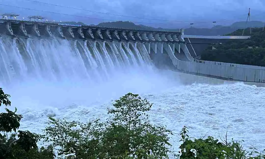 നര്മദയിലെ സര്ദാര് സരോവര് ഡാം / ഫോട്ടോ: ANI