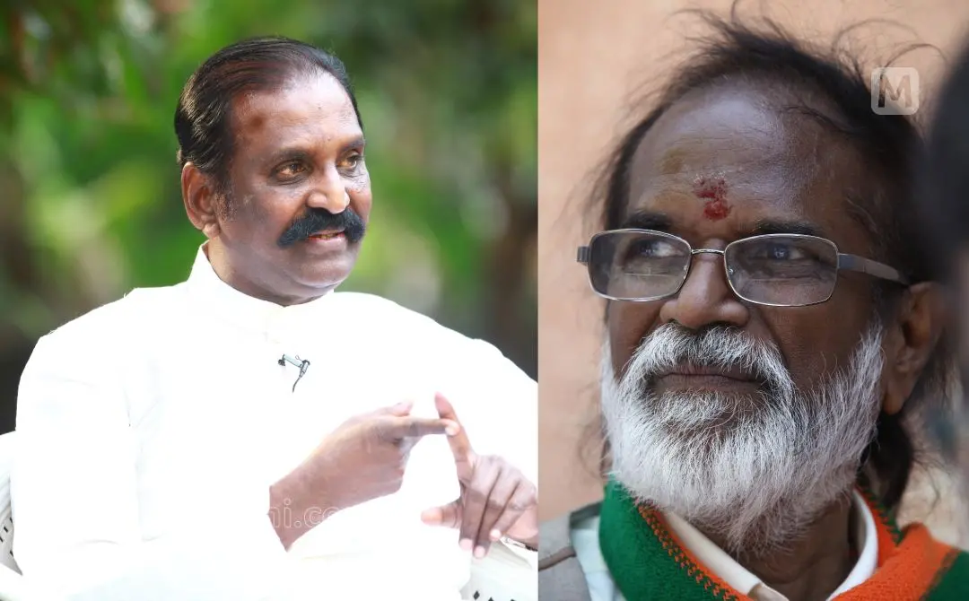 വൈരമുത്തു, ഗംഗൈ അമരൻ | ഫോട്ടോ: കെ.ബി.സതീഷ് കുമാർ, വി.രമേഷ് \ മാതൃഭൂമി