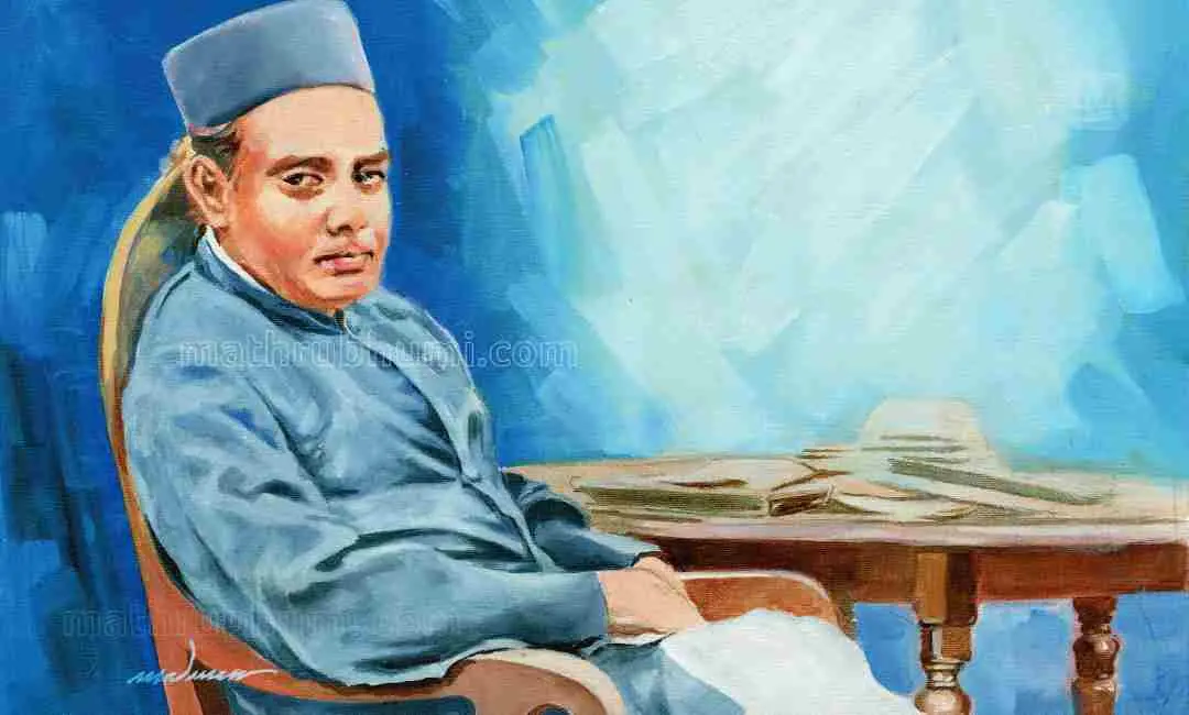 കുമാരനാശാന് ആര്ടിസ്റ്റ് മദനന്റെ വരയില്