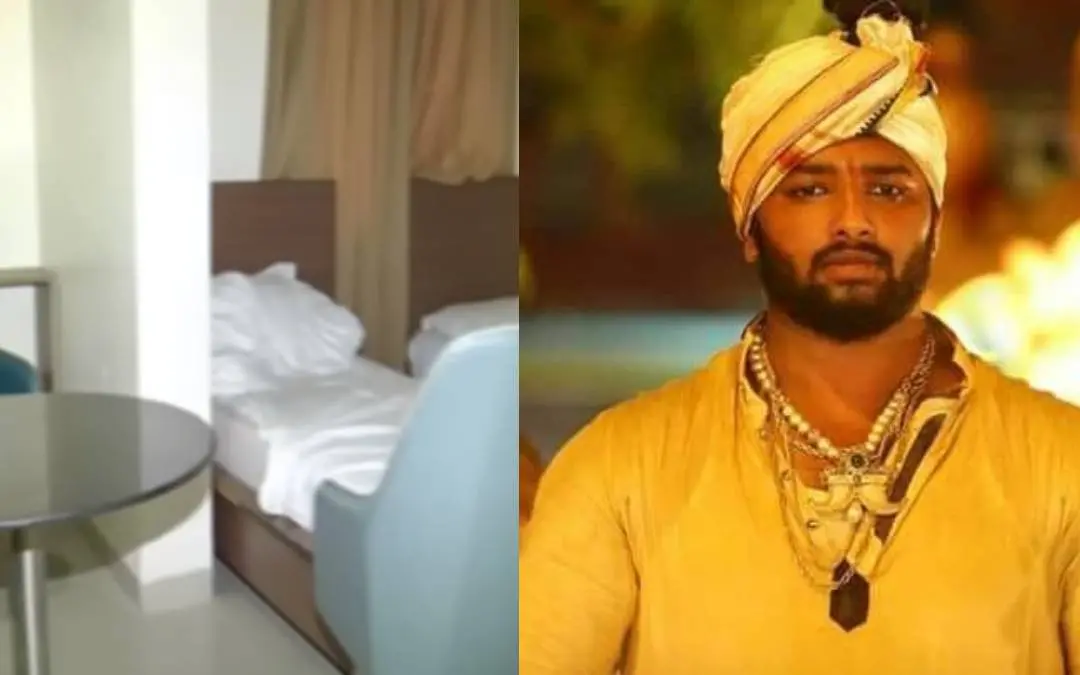 അറസ്റ്റിലായ അഖിലേഷ് | Photo: facebook.com/S.Akhil369 & Screengrab: Youtube.com/Tv9 Telugu