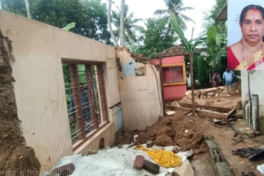 പോത്തന്കോട് വീടിന്റെ ചുമരിടിഞ്ഞുവീണ് വീട്ടമ്മയ്ക്ക് ദാരുണാന്ത്യം