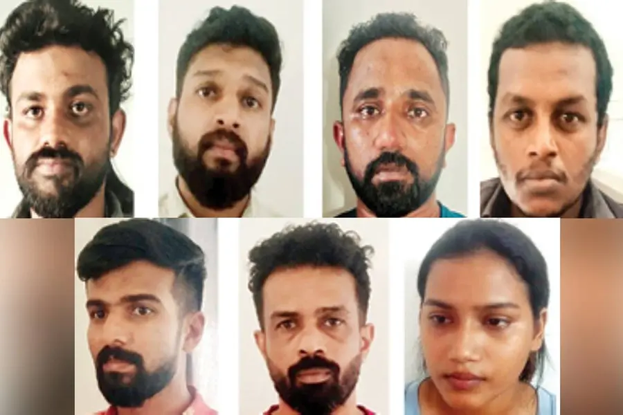 കൊച്ചിയിലെ ഫ്‌ളാറ്റിൽനിന്ന് പിടിയിലായത് യുവതി അടക്കമുള്ള ഗുണ്ടാസംഘം;കണ്ടെടുത്തത് MDMA-യും ആയുധങ്ങളും