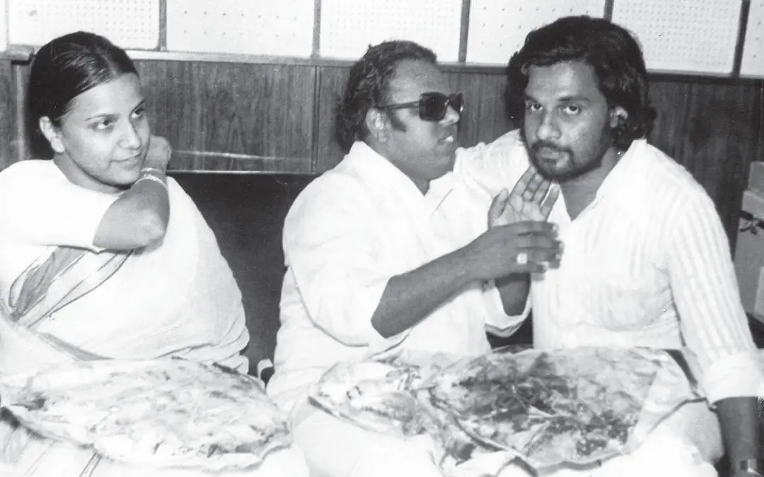 രവീന്ദ്രജയിനിനോടും യേശുദാസിനോടുമൊപ്പം ഹേംലത