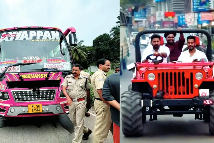 ആകാശ് തില്ലങ്കേരിയുടെ ജീപ്പ് മുതല് സര്ക്കാര് വാഹനം വരെ; നിയമലംഘനത്തിനെതിരേ വടിയെടുത്ത് ഹൈക്കോടതി