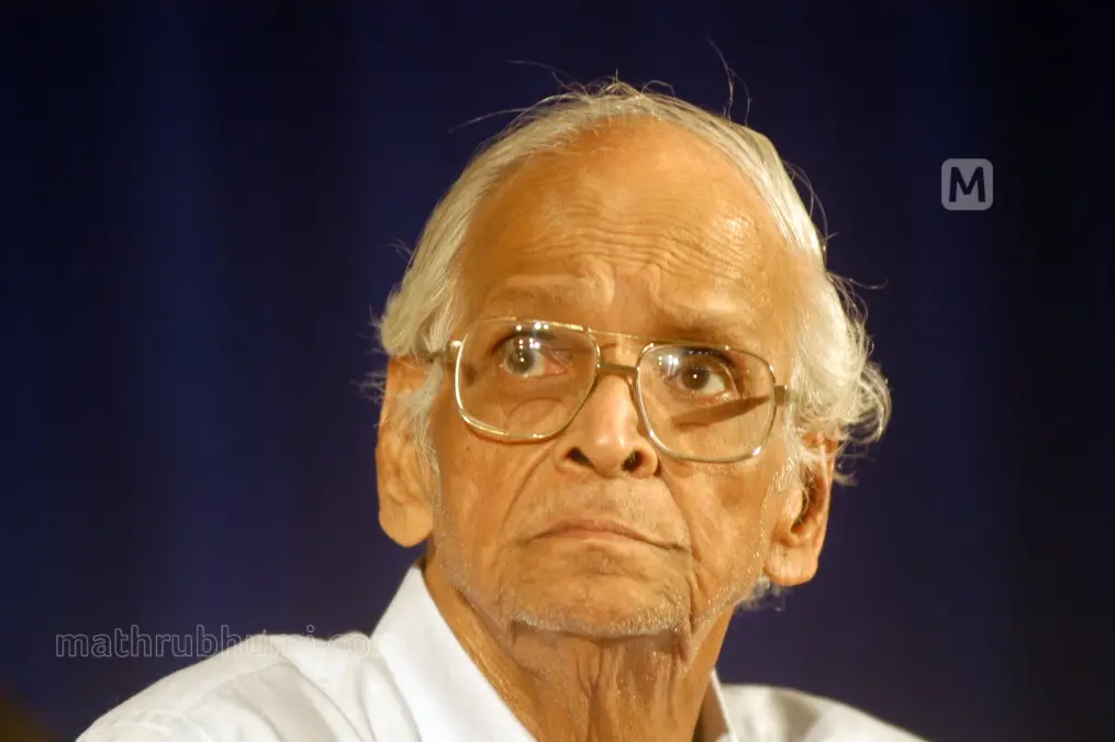 പി. ഭാസ്കരന് | ഫോട്ടോ: കെ.കെ. സന്തോഷ്