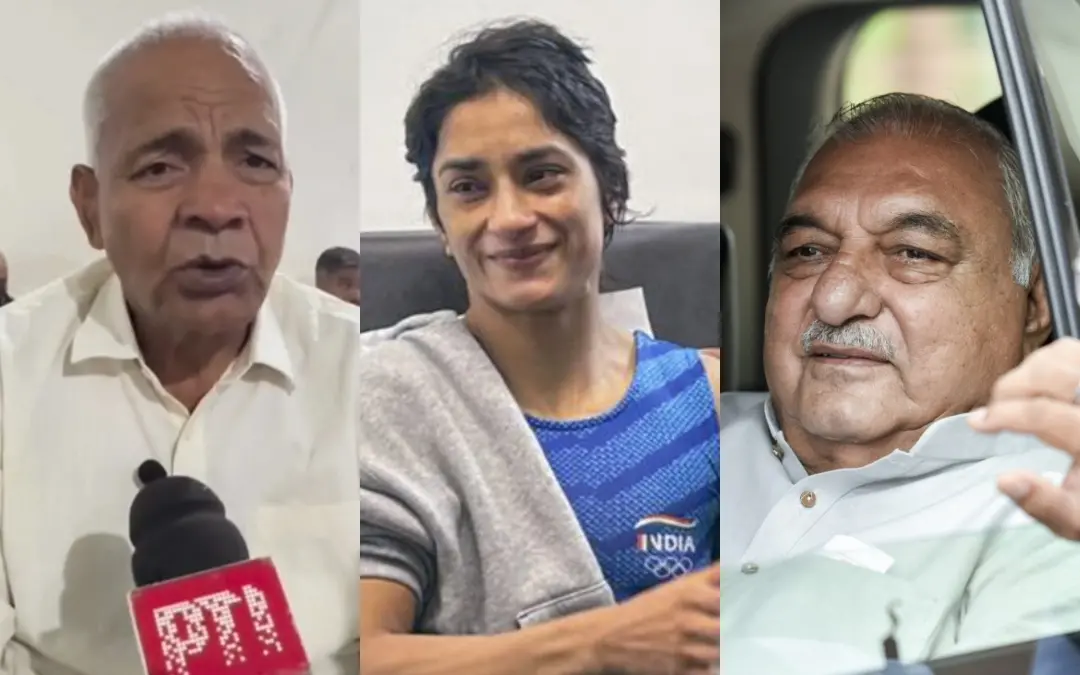മഹാവീര് സിങ് ഫോഗട്ട്, വിനേഷ് ഫോഗട്ട്, ഭൂപേന്ദര് സിങ് ഫോഗട്ട് | Photo: PTI, ANI